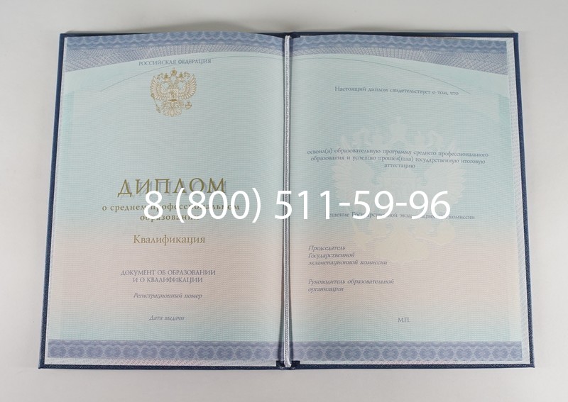 Диплом о среднем образовании (Спецбланк) 2014-2024 года в Владимире