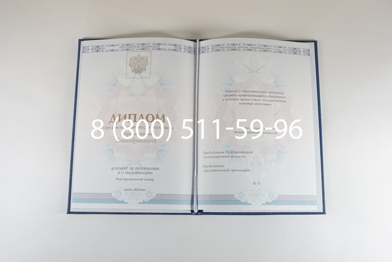 Диплом техникума 2014-2024 года в Владимире