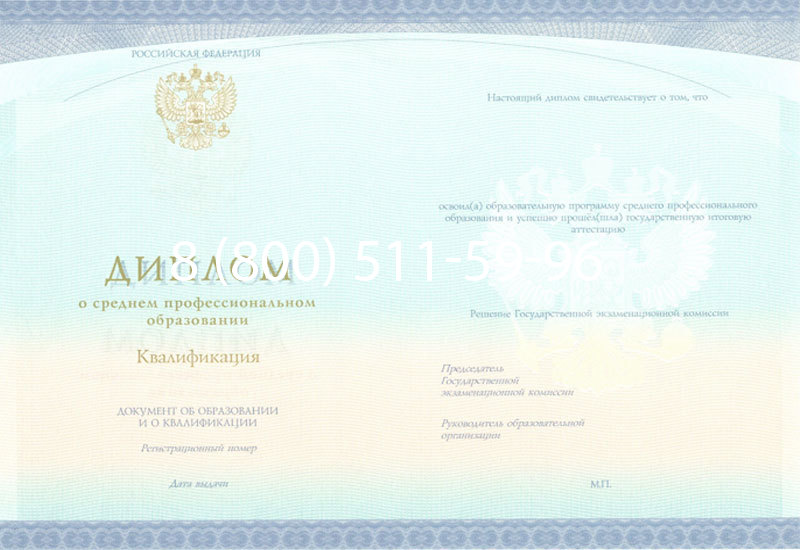 Купить Диплом колледжа (Спецбланк) 2014-2024 года в Владимире Купить Диплом колледжа (Спецбланк) 2014-2024 года в Владимире